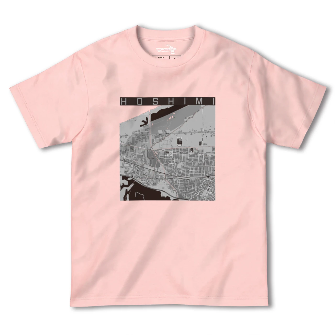 【ほしみ(北海道)】地図柄ヘビーウェイトTシャツ