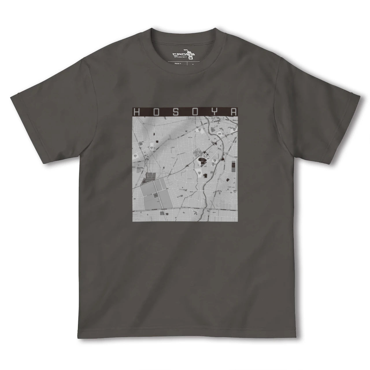 【細谷(群馬県)】地図柄ヘビーウェイトTシャツ
