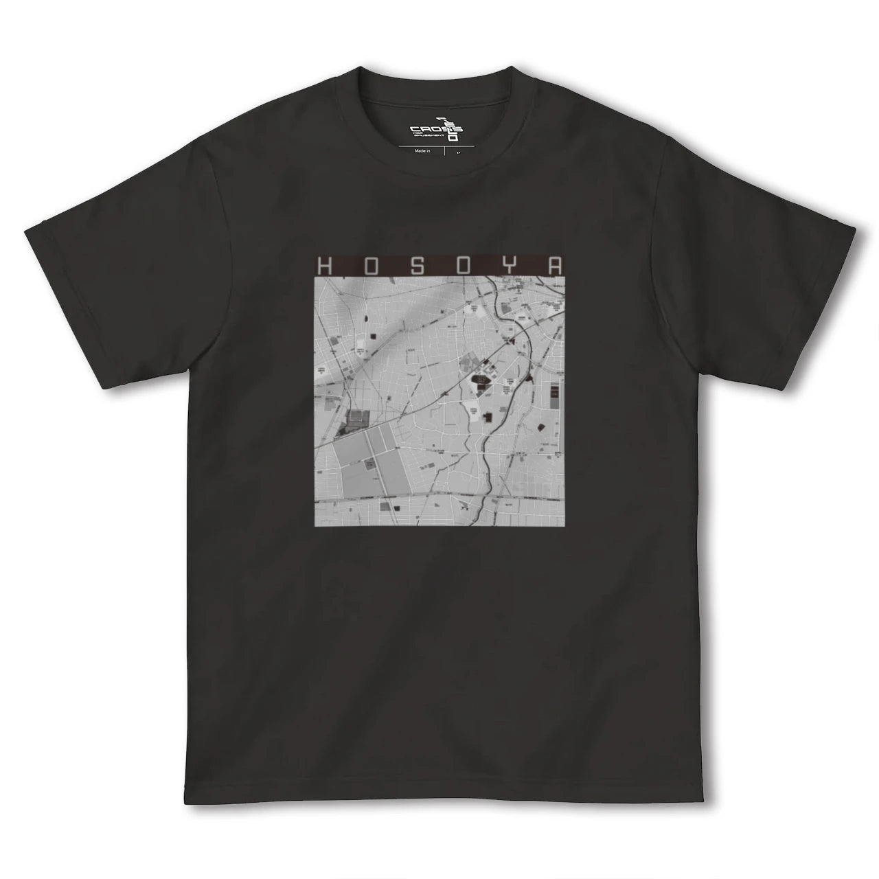 【細谷(群馬県)】地図柄ヘビーウェイトTシャツ