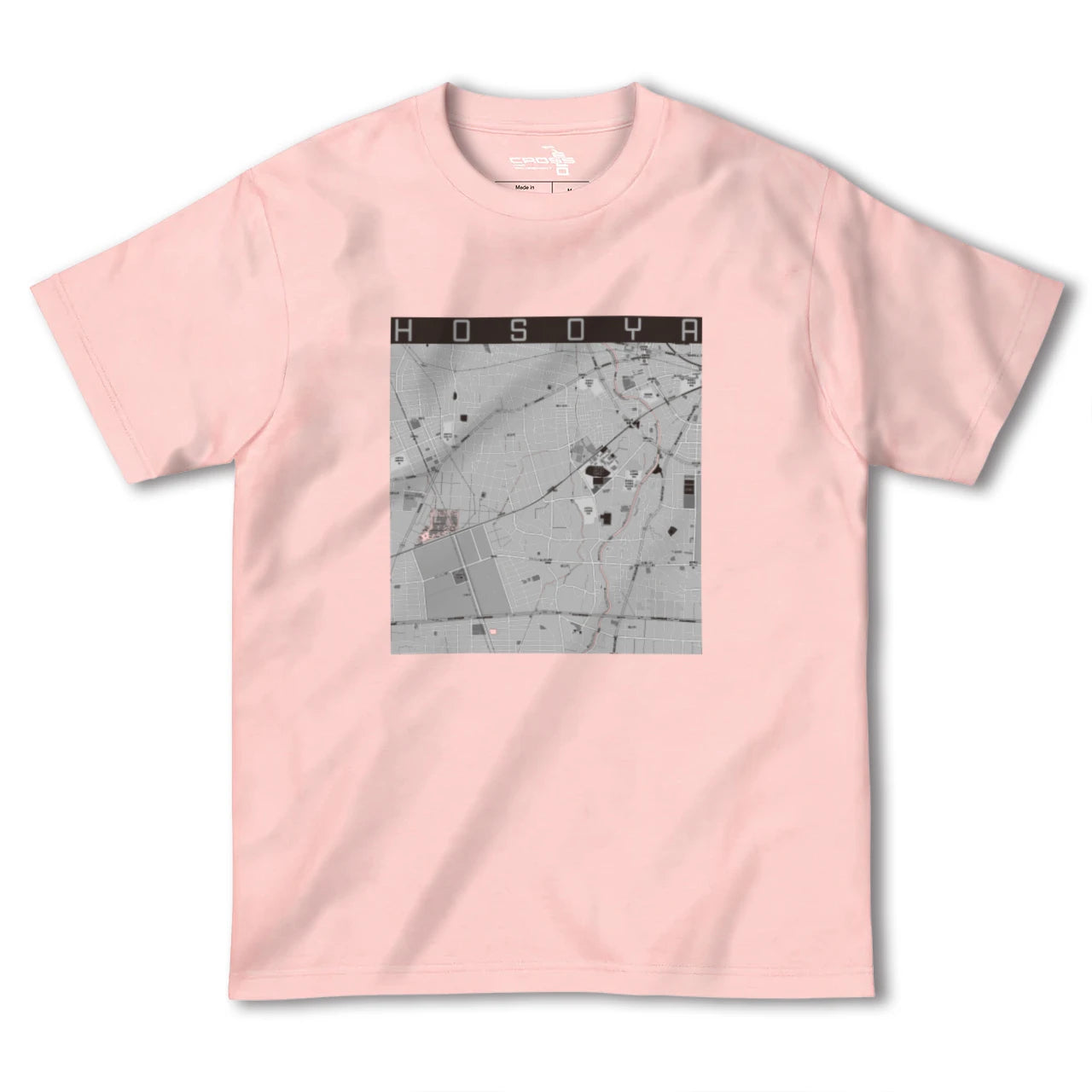 【細谷(群馬県)】地図柄ヘビーウェイトTシャツ