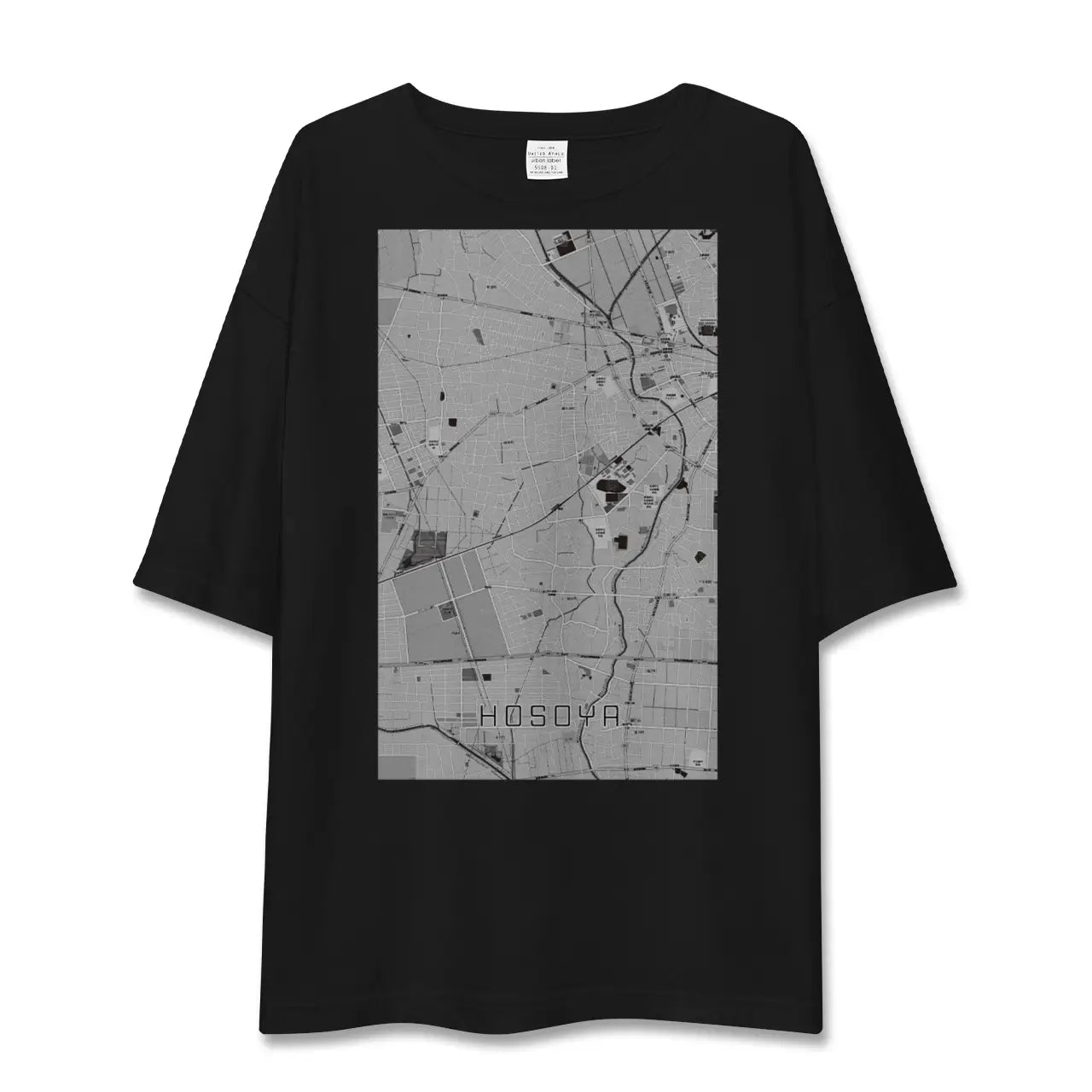 【細谷(群馬県)】地図柄ビッグシルエットTシャツ