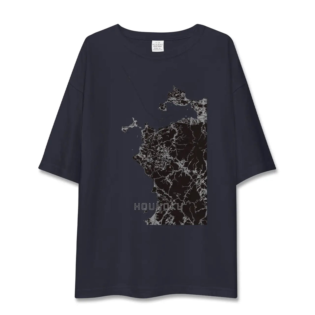 【豊北(山口県)】地図柄ビッグシルエットTシャツ