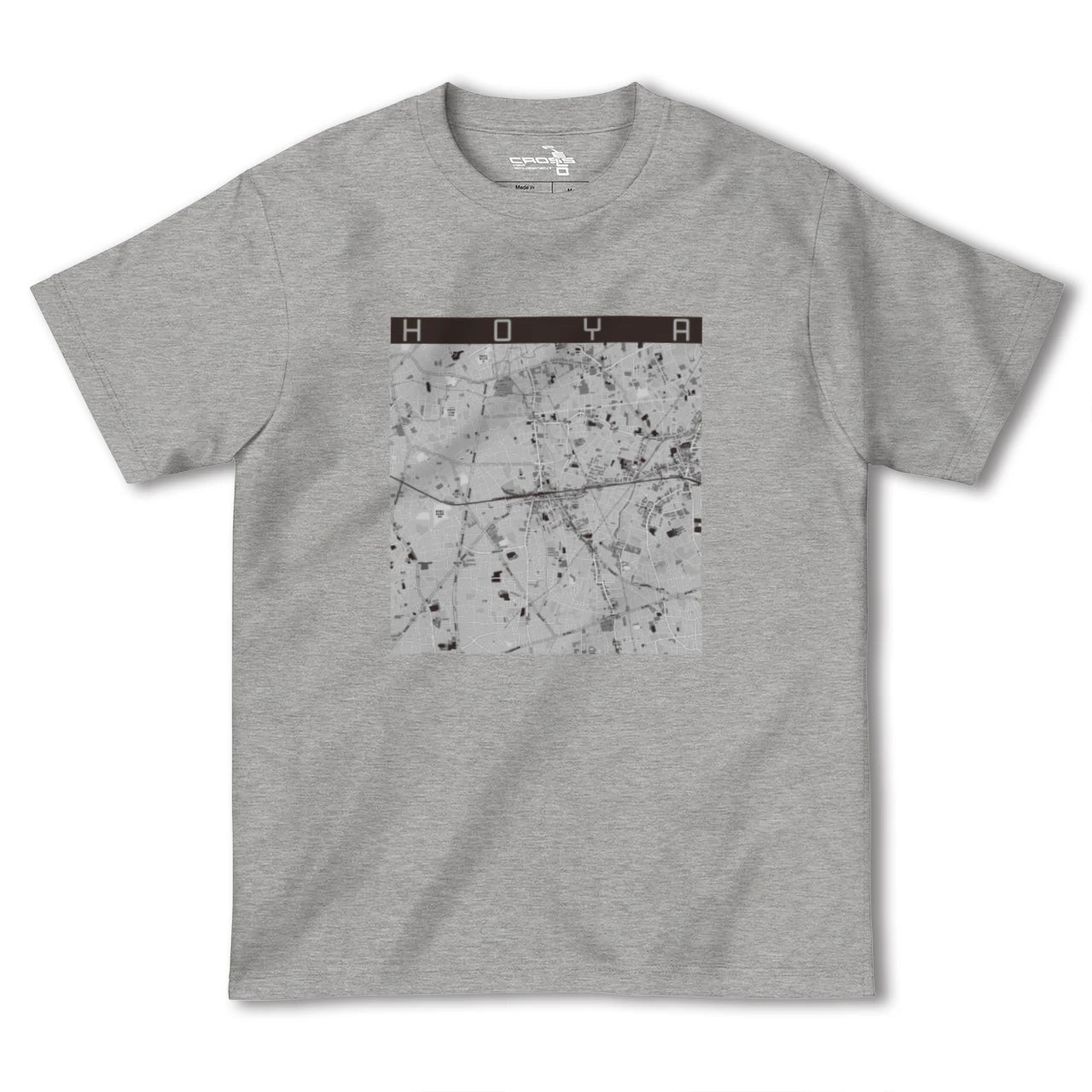 【保谷(東京都)】地図柄ヘビーウェイトTシャツ