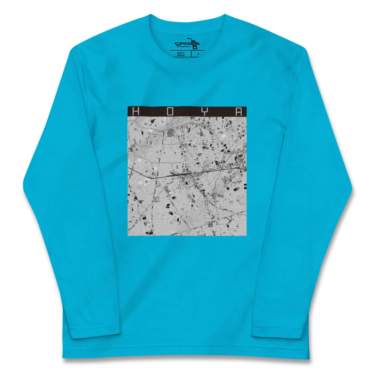 【保谷(東京都)】地図柄ロングスリーブTシャツ
