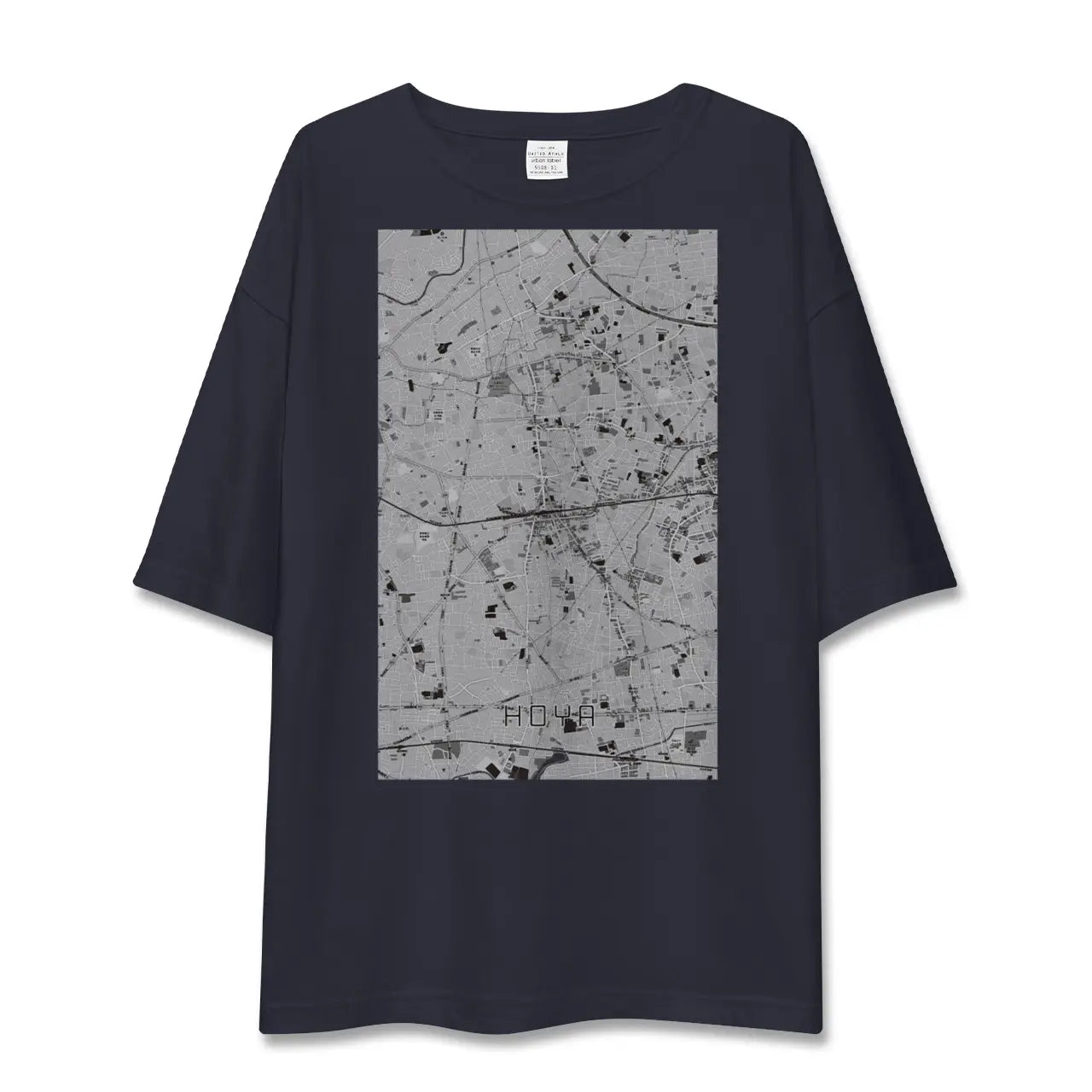 【保谷(東京都)】地図柄ビッグシルエットTシャツ