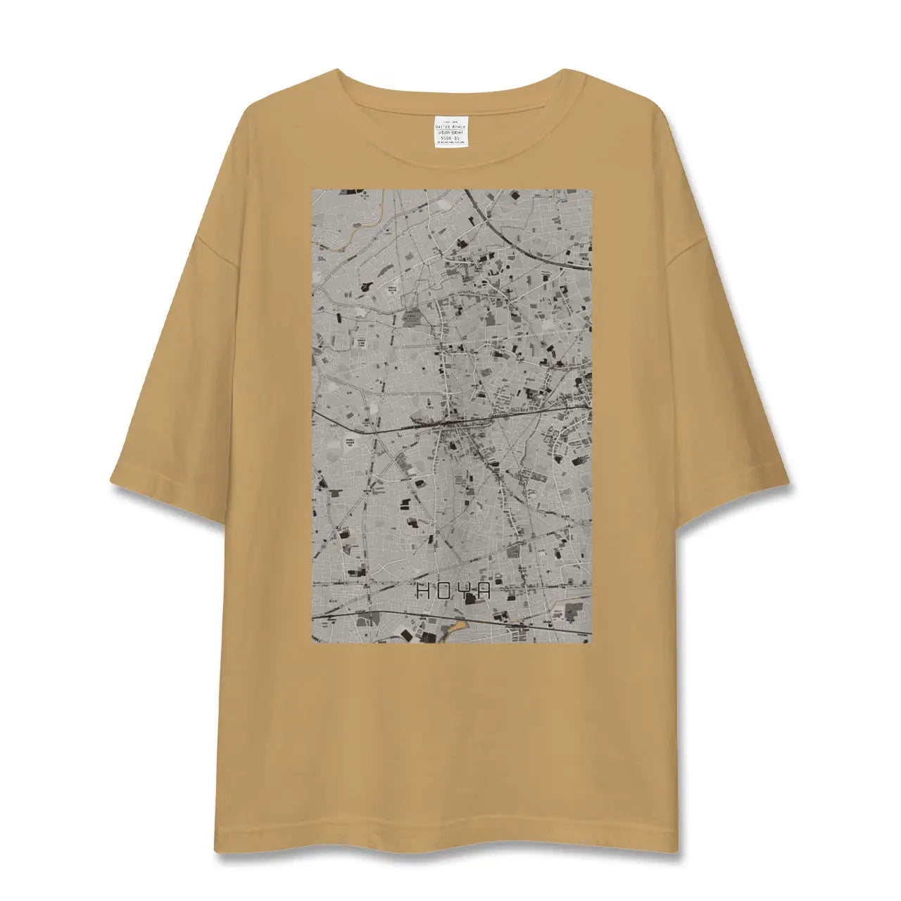 【保谷(東京都)】地図柄ビッグシルエットTシャツ