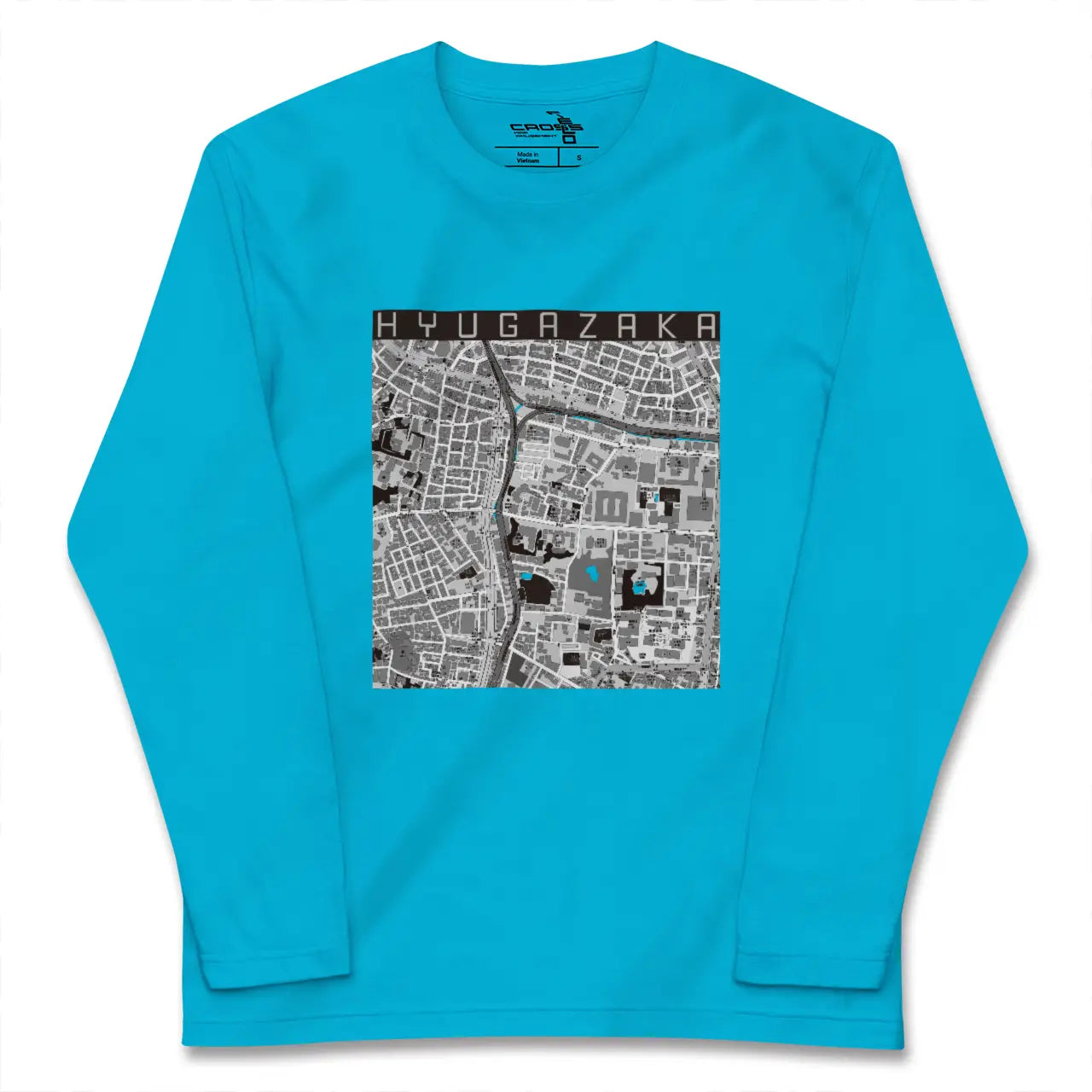 【日向坂(東京都)】地図柄ロングスリーブTシャツ