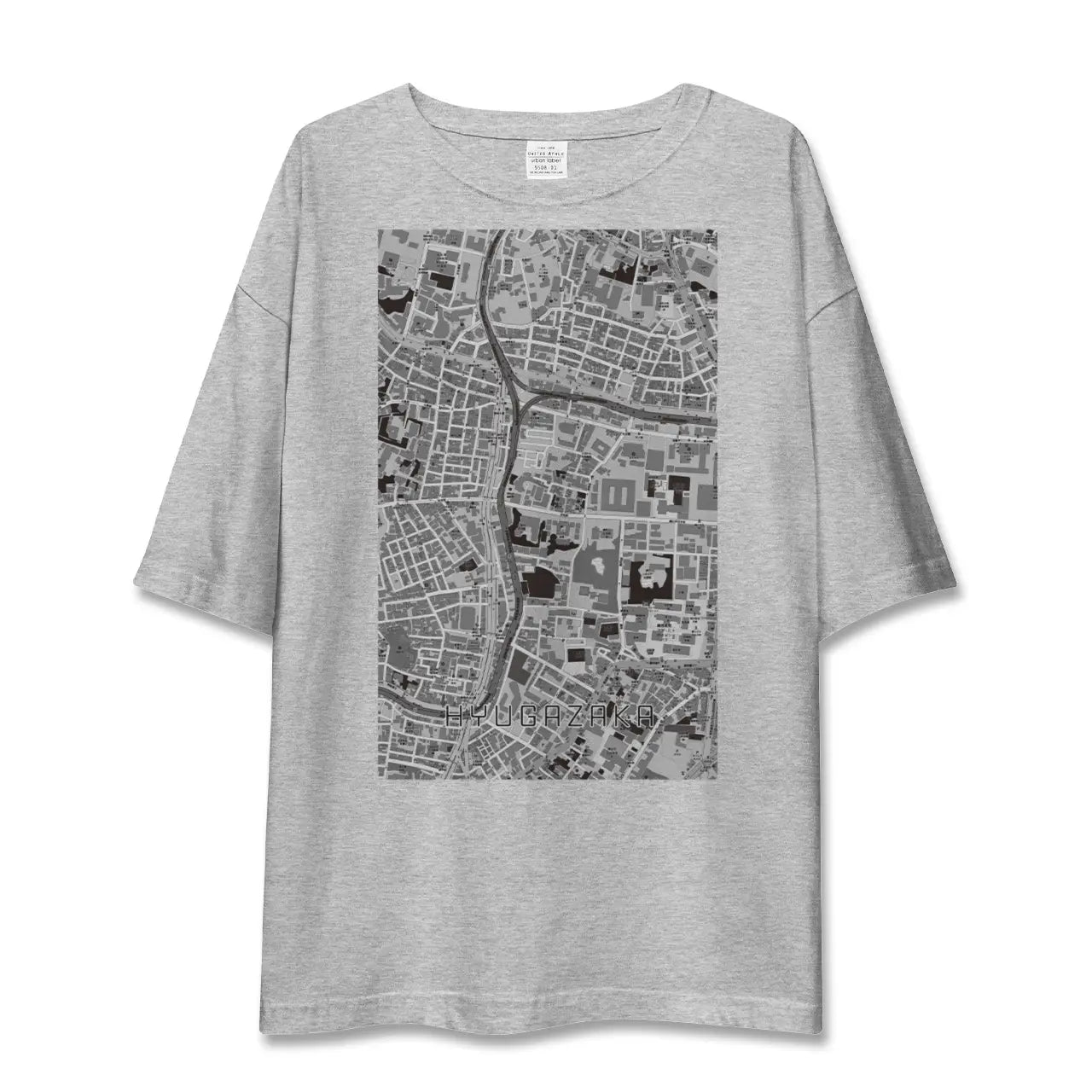 【日向坂(東京都)】地図柄ビッグシルエットTシャツ