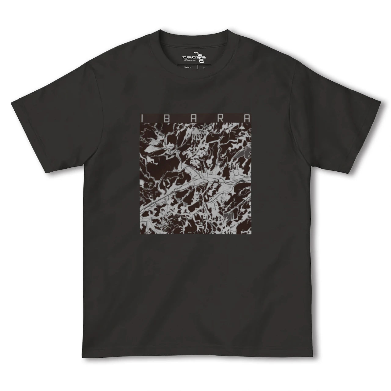【井原(岡山県)】地図柄ヘビーウェイトTシャツ