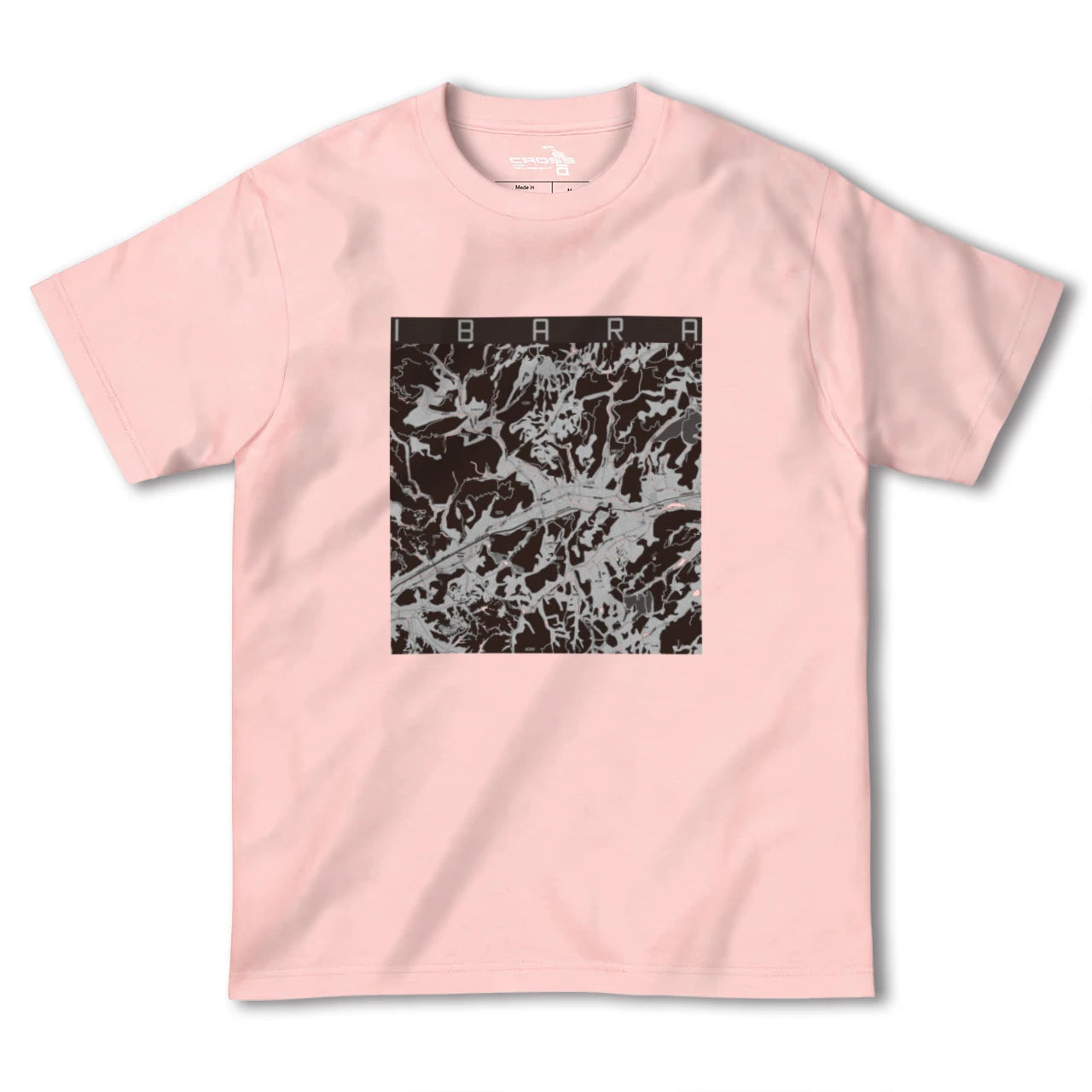 【井原(岡山県)】地図柄ヘビーウェイトTシャツ