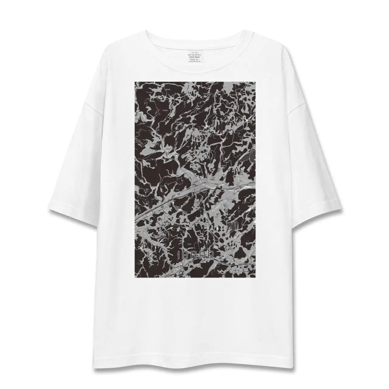【井原(岡山県)】地図柄ビッグシルエットTシャツ