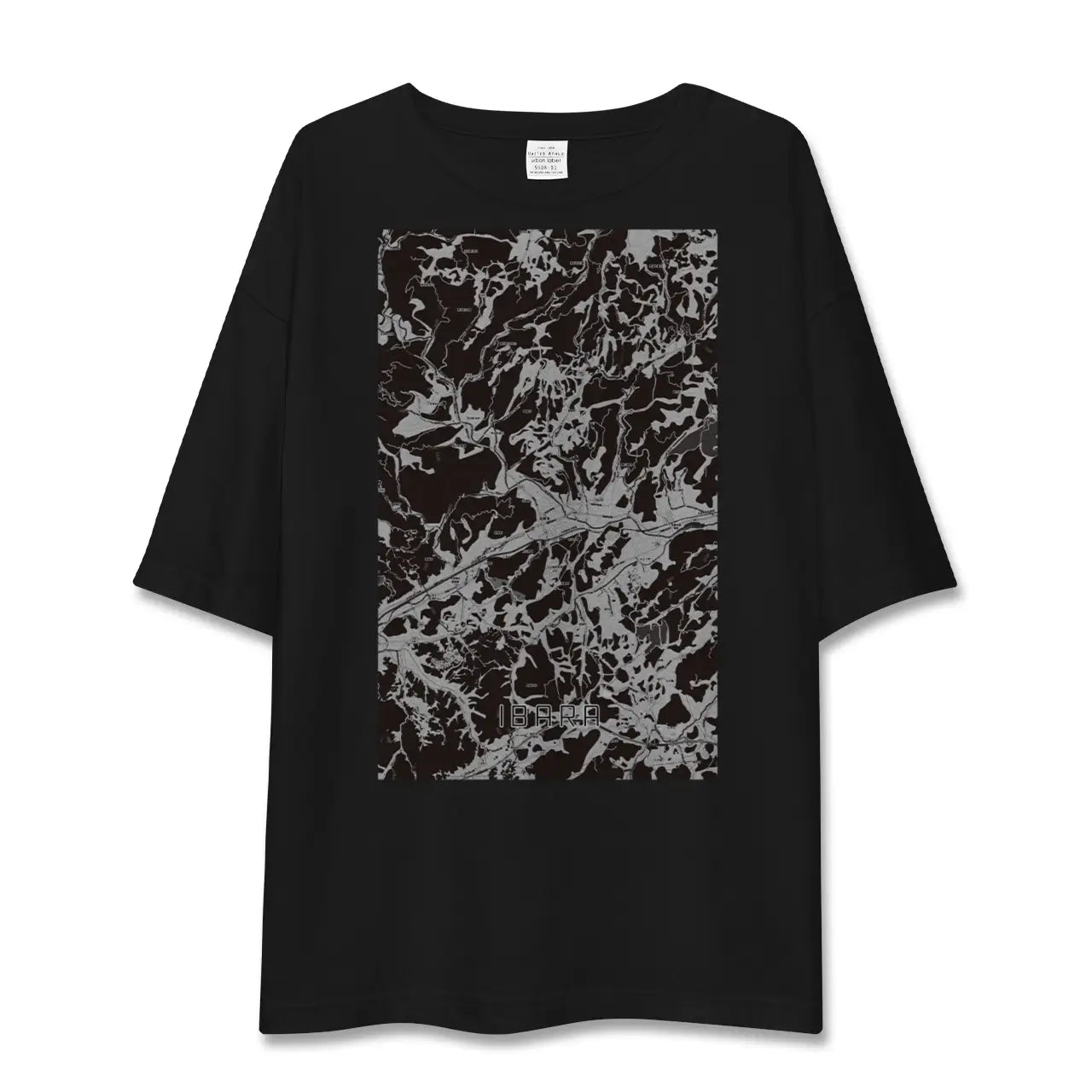 【井原(岡山県)】地図柄ビッグシルエットTシャツ