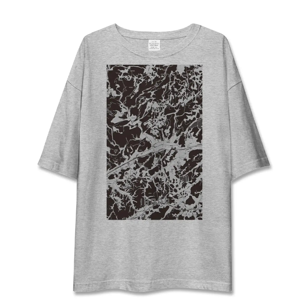 【井原(岡山県)】地図柄ビッグシルエットTシャツ