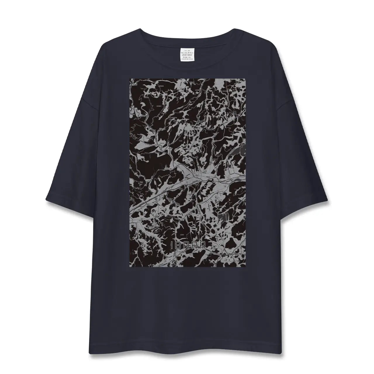 【井原(岡山県)】地図柄ビッグシルエットTシャツ