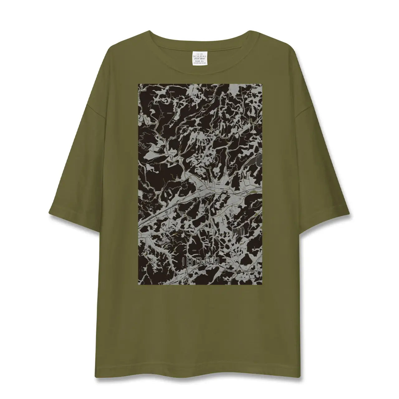 【井原(岡山県)】地図柄ビッグシルエットTシャツ
