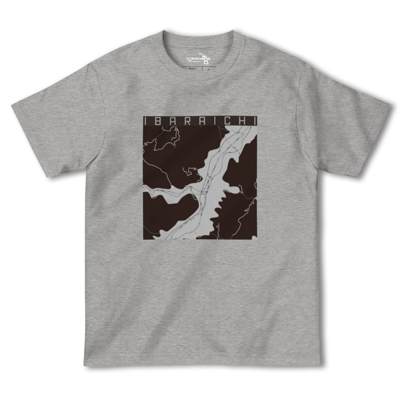 【井原市(広島県)】地図柄ヘビーウェイトTシャツ