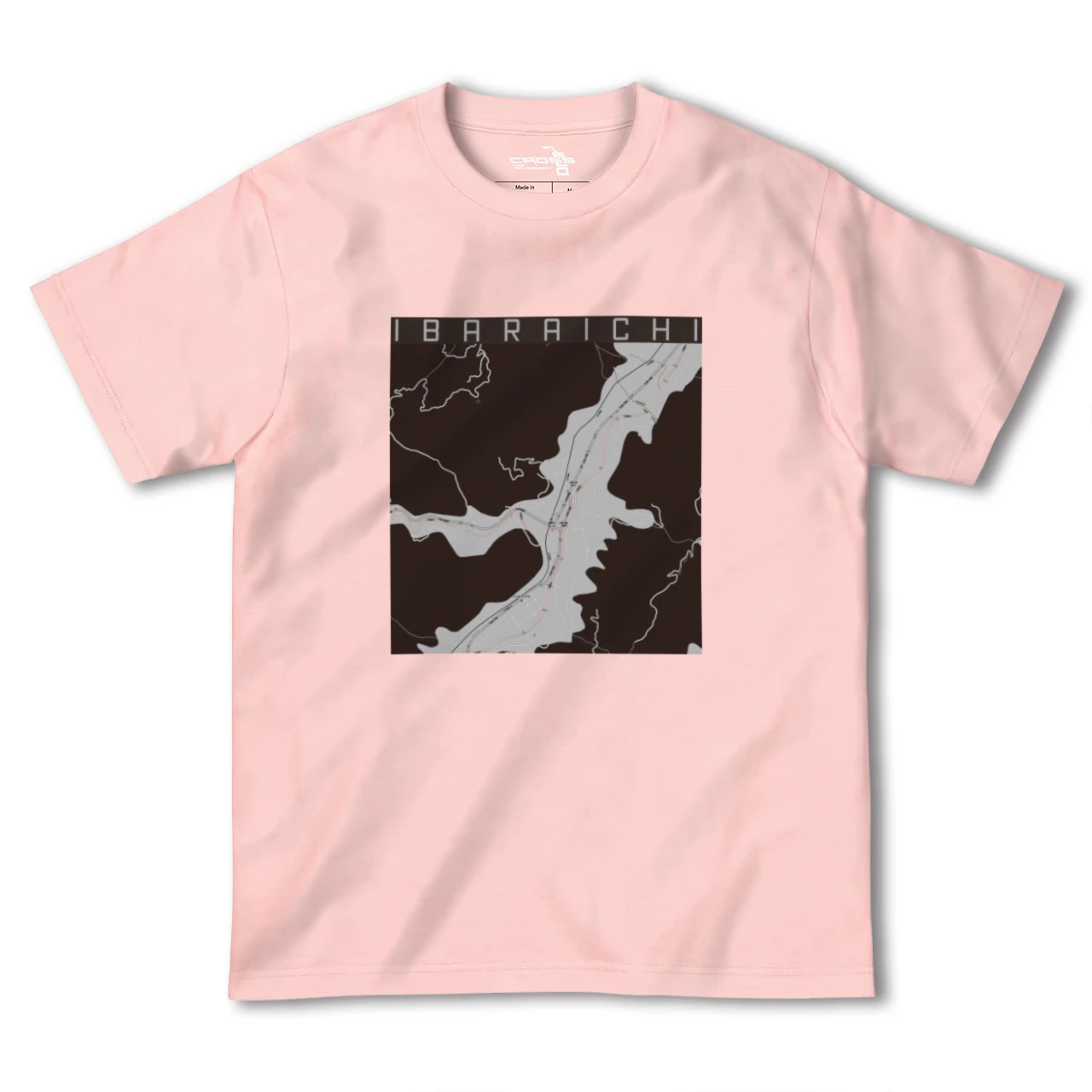 【井原市(広島県)】地図柄ヘビーウェイトTシャツ