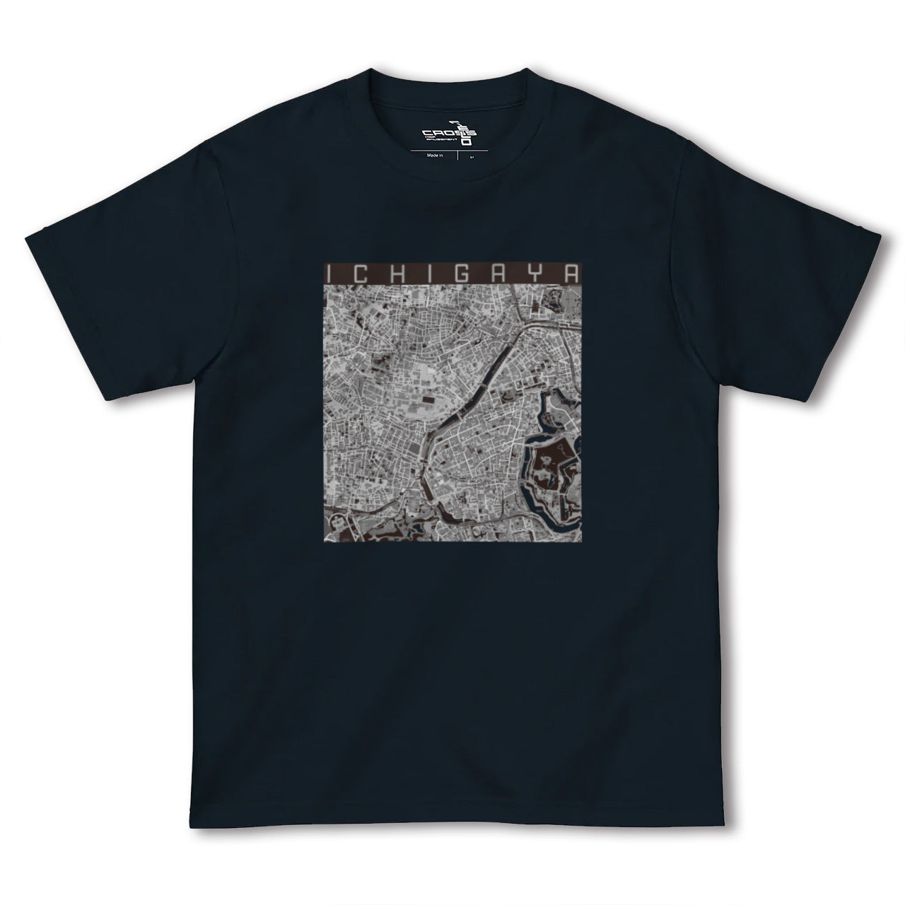 【市ケ谷(東京都)】地図柄ヘビーウェイトTシャツ