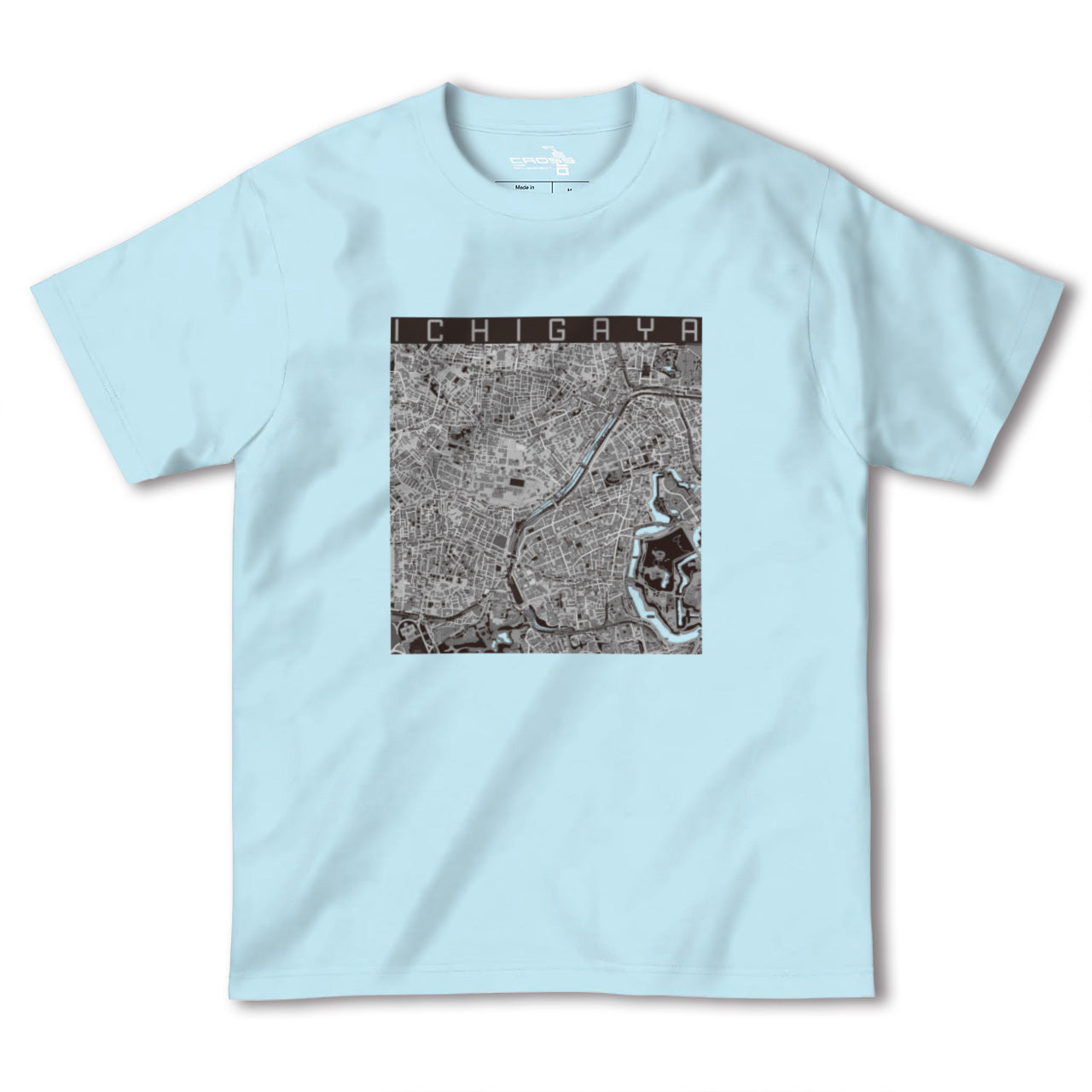 【市ケ谷(東京都)】地図柄ヘビーウェイトTシャツ