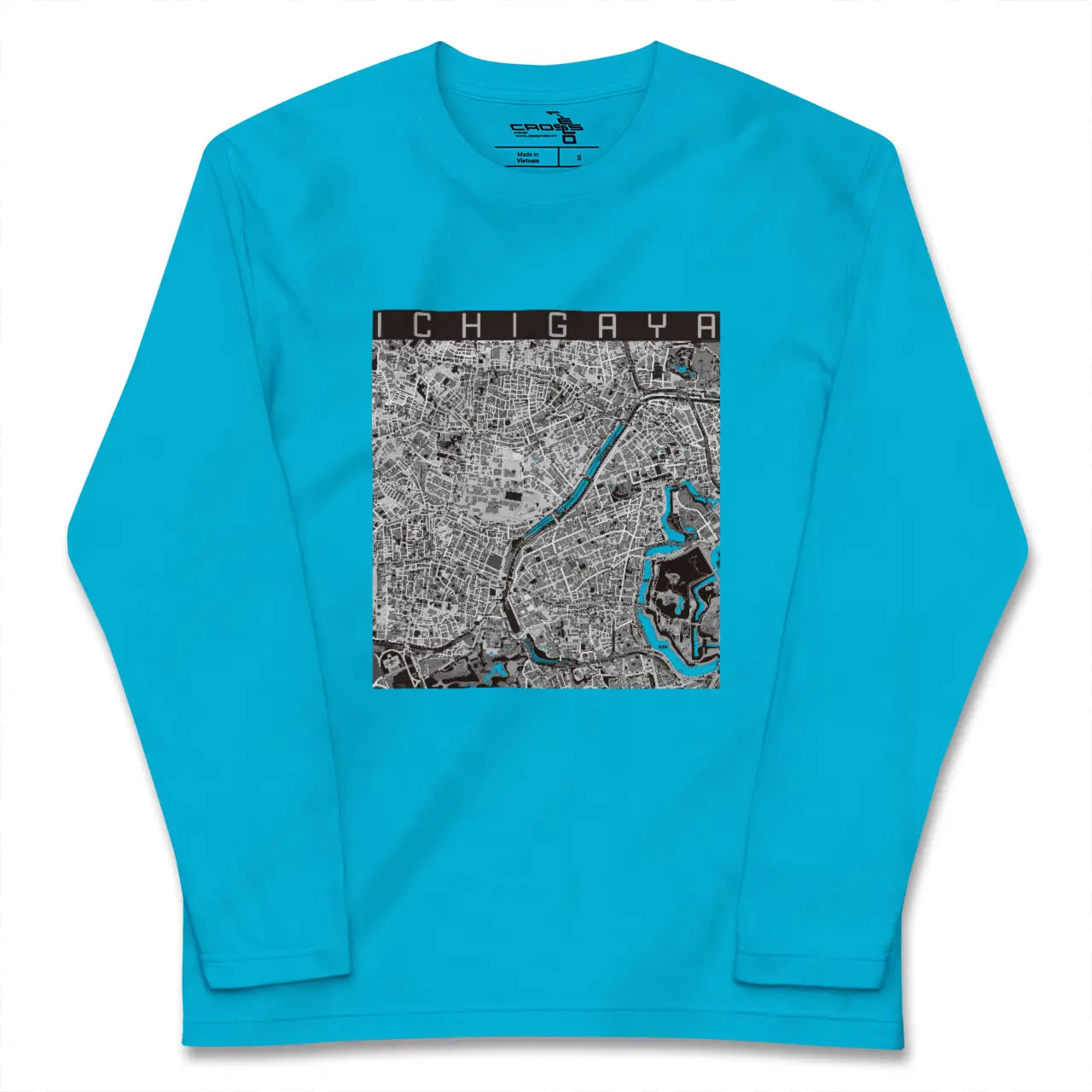 【市ケ谷(東京都)】地図柄ロングスリーブTシャツ