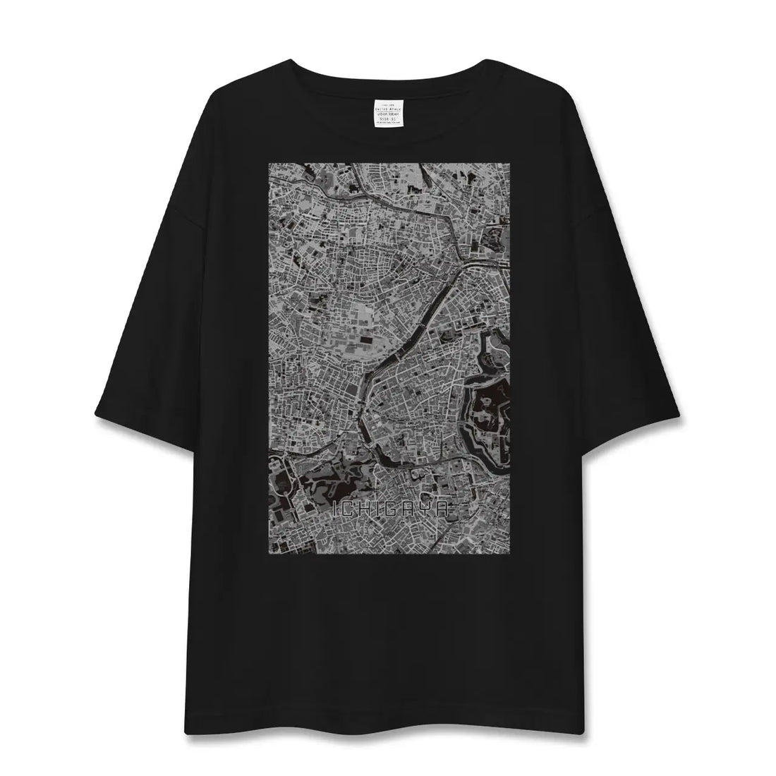 【市ケ谷(東京都)】地図柄ビッグシルエットTシャツ