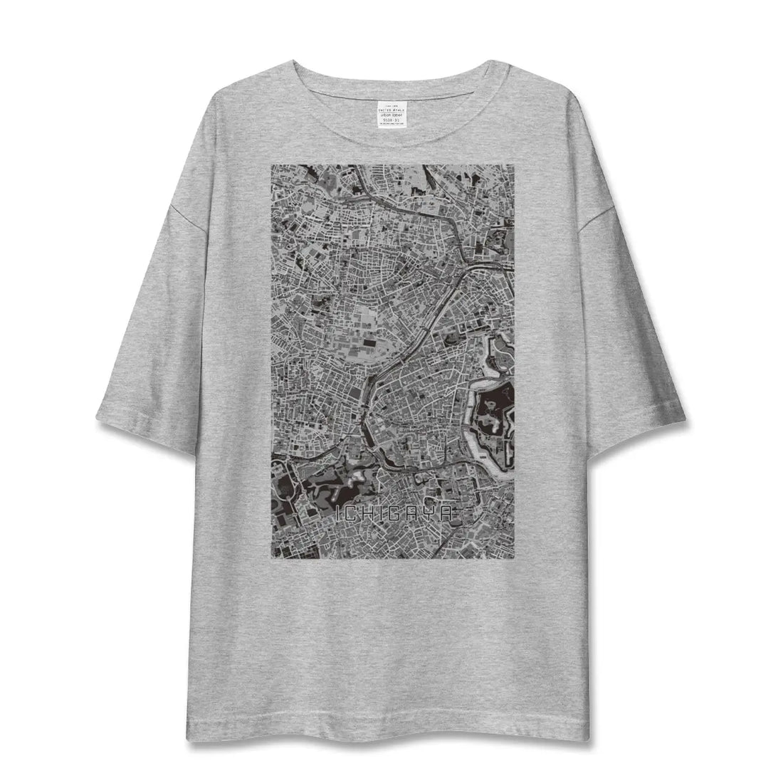 【市ケ谷(東京都)】地図柄ビッグシルエットTシャツ