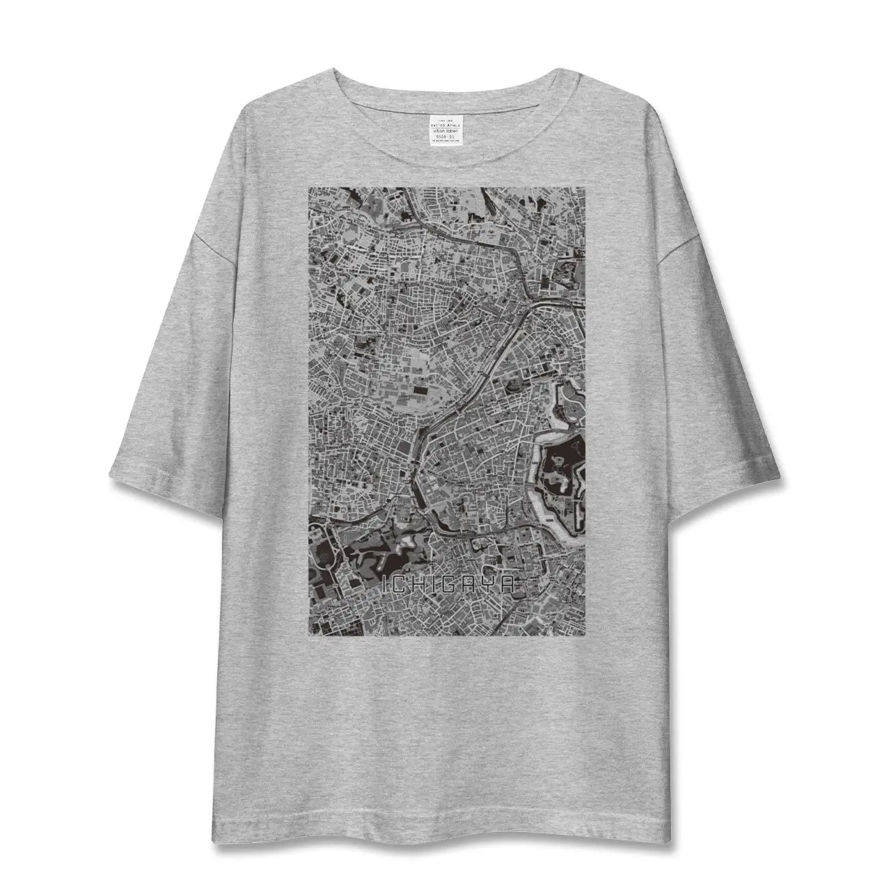 【市ケ谷(東京都)】地図柄ビッグシルエットTシャツ