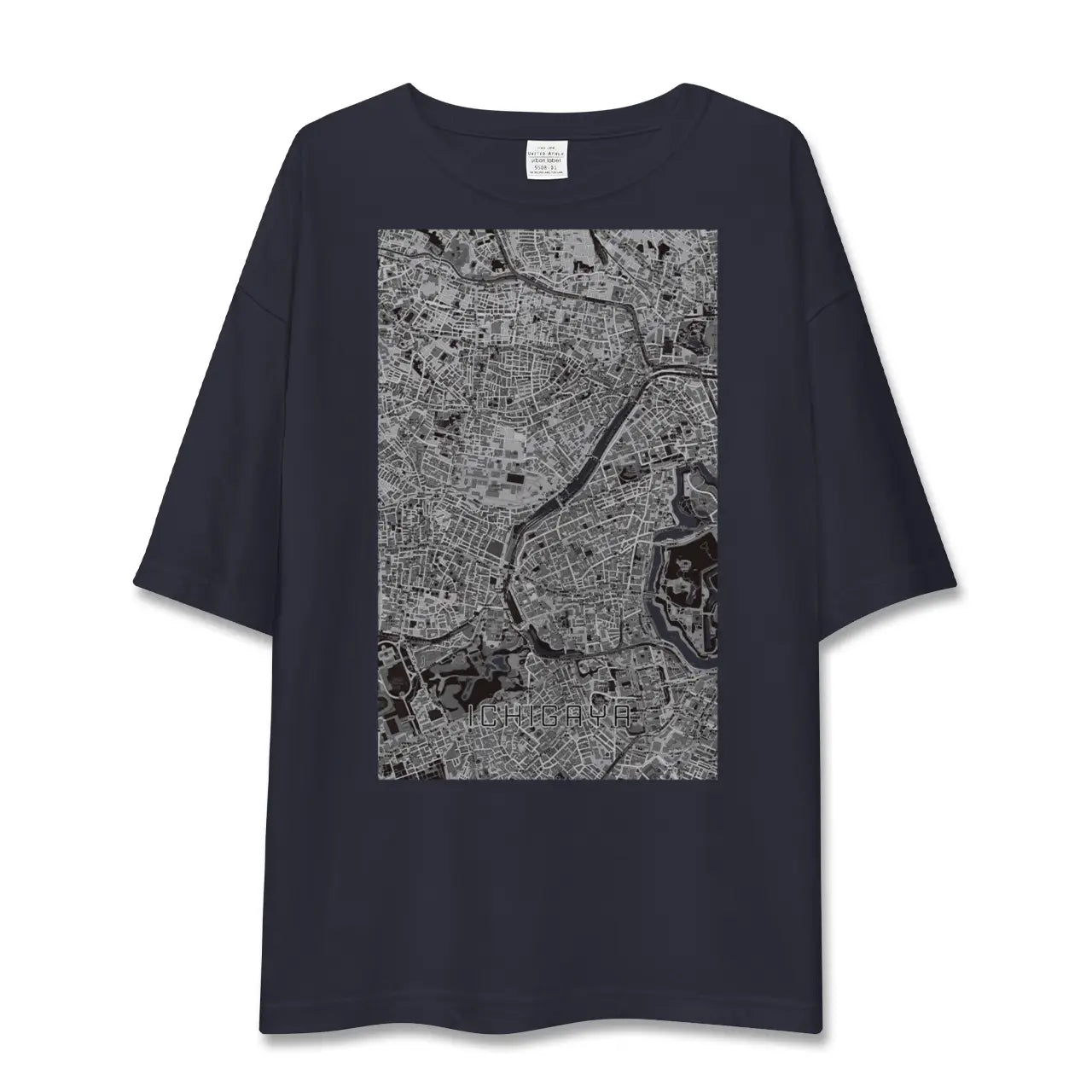 【市ケ谷(東京都)】地図柄ビッグシルエットTシャツ