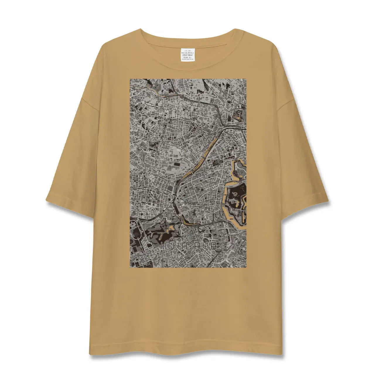 【市ケ谷(東京都)】地図柄ビッグシルエットTシャツ