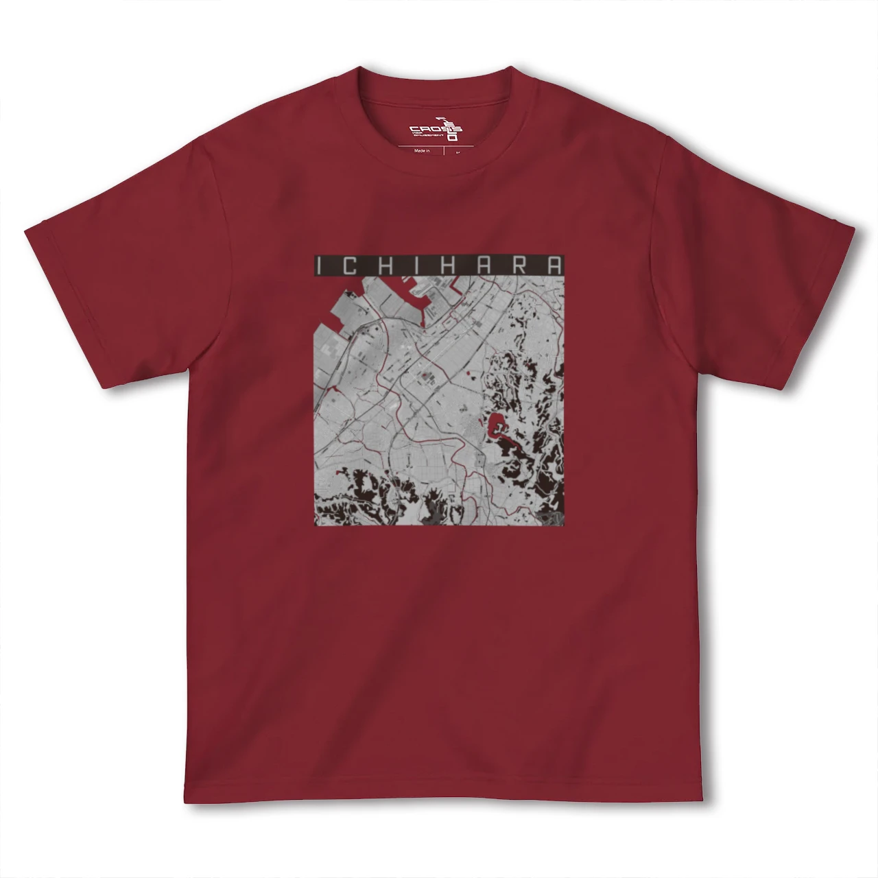 【市原(千葉県)】地図柄ヘビーウェイトTシャツ