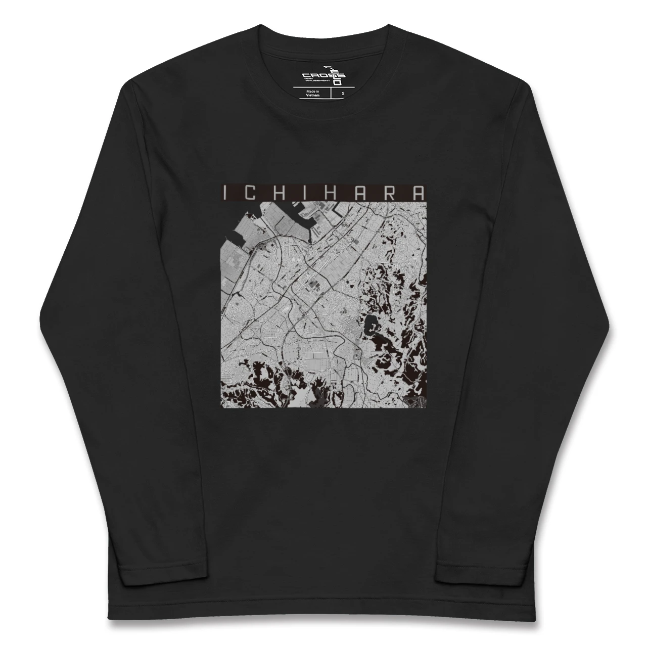 【市原(千葉県)】地図柄ロングスリーブTシャツ