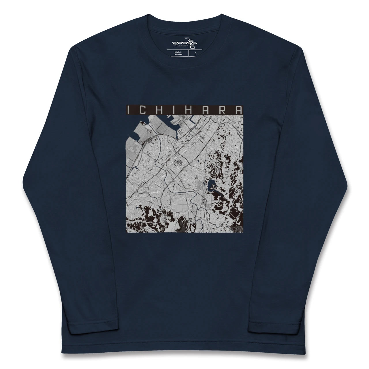 【市原(千葉県)】地図柄ロングスリーブTシャツ