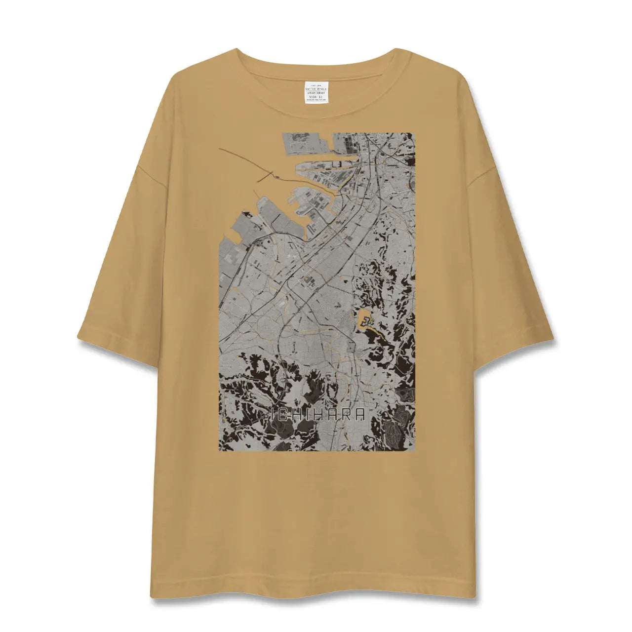 【市原(千葉県)】地図柄ビッグシルエットTシャツ