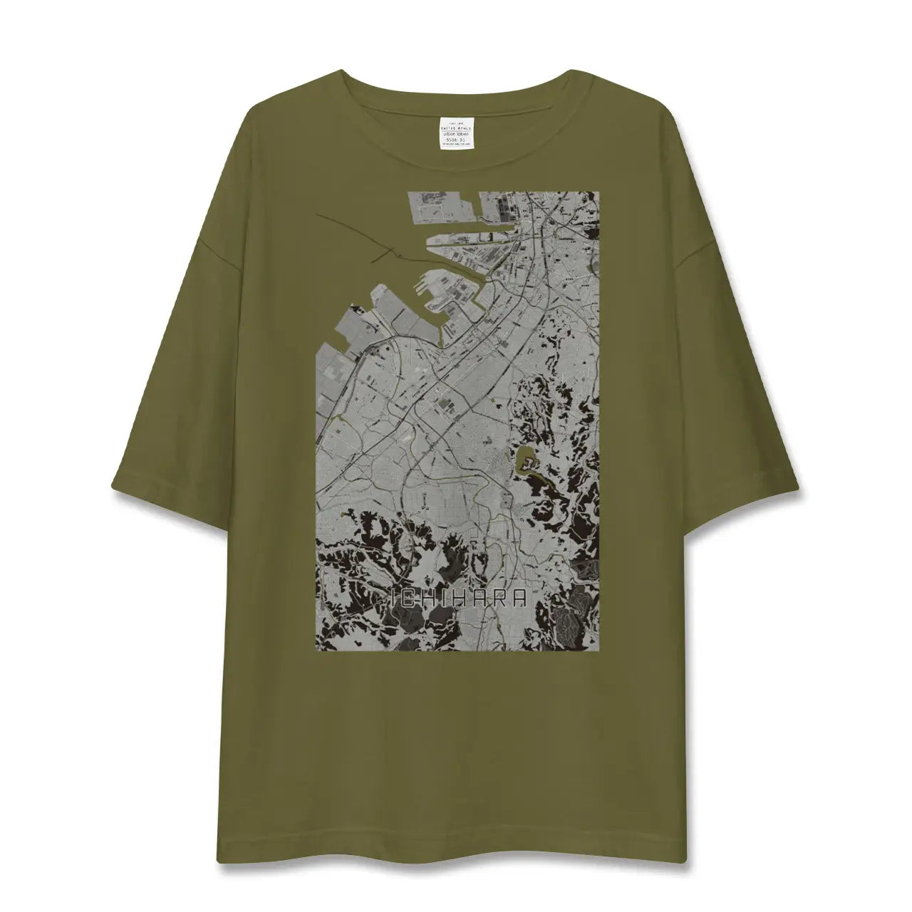 【市原(千葉県)】地図柄ビッグシルエットTシャツ