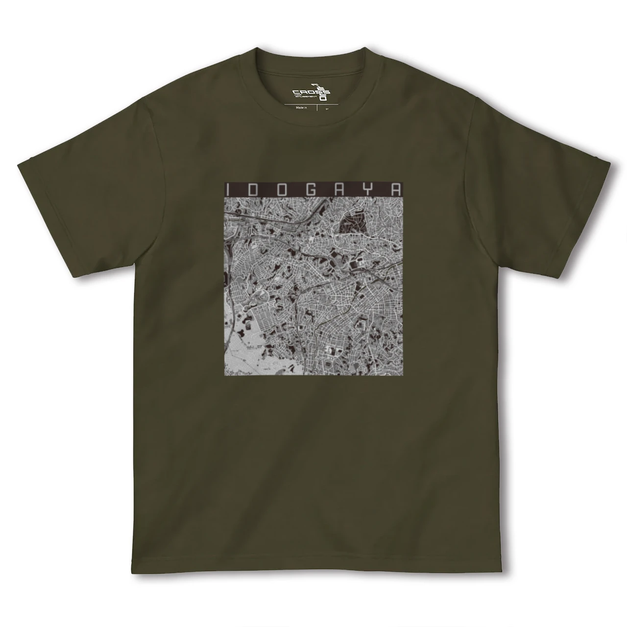 【井土ヶ谷(神奈川県)】地図柄ヘビーウェイトTシャツ