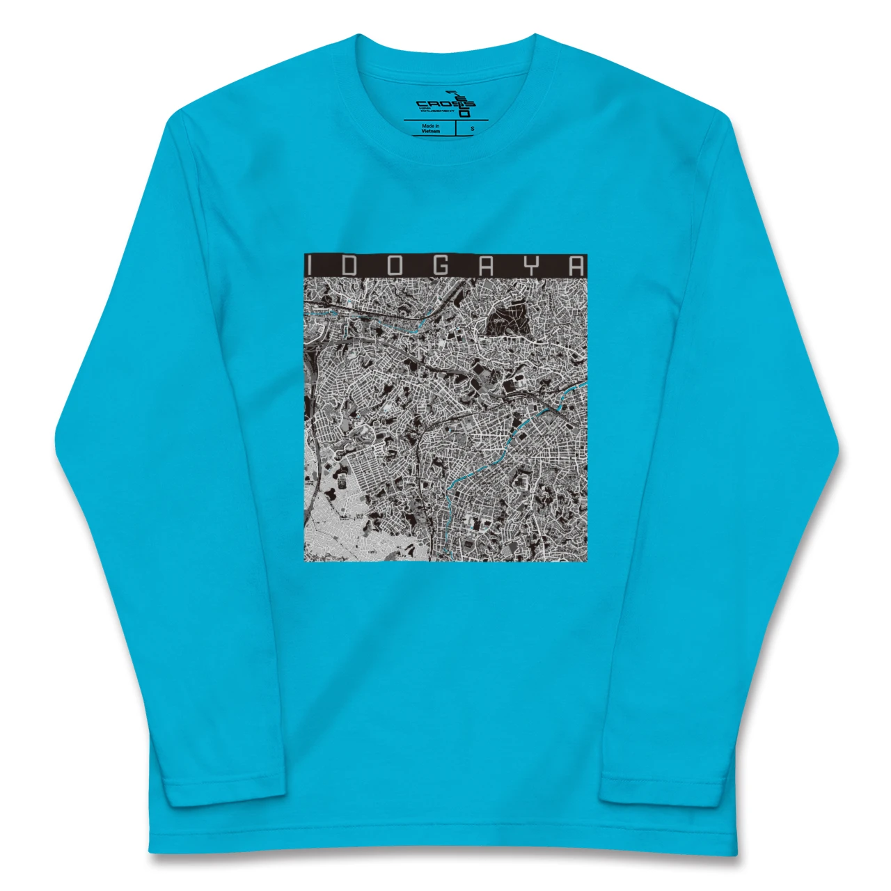 【井土ヶ谷(神奈川県)】地図柄ロングスリーブTシャツ