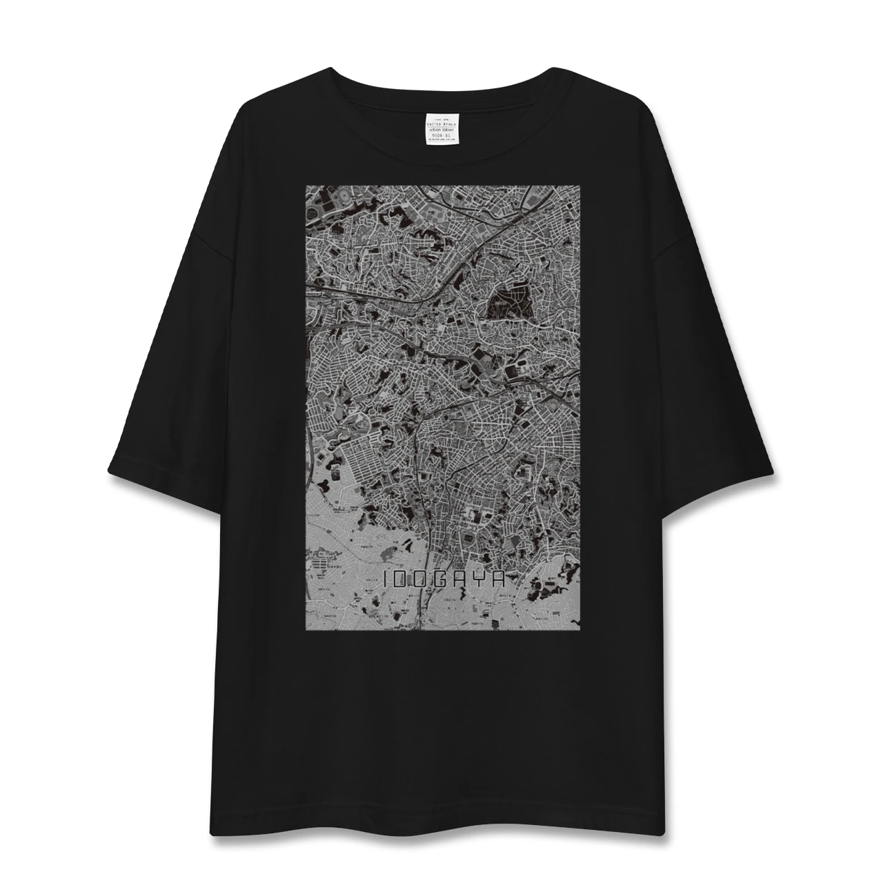 【井土ヶ谷(神奈川県)】地図柄ビッグシルエットTシャツ
