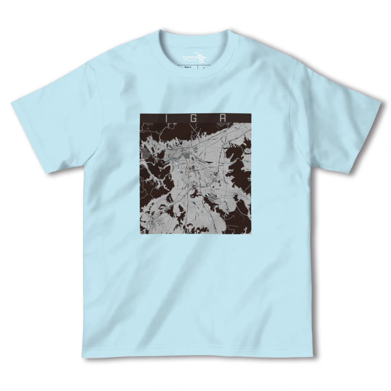 【伊賀(三重県)】地図柄ヘビーウェイトTシャツ