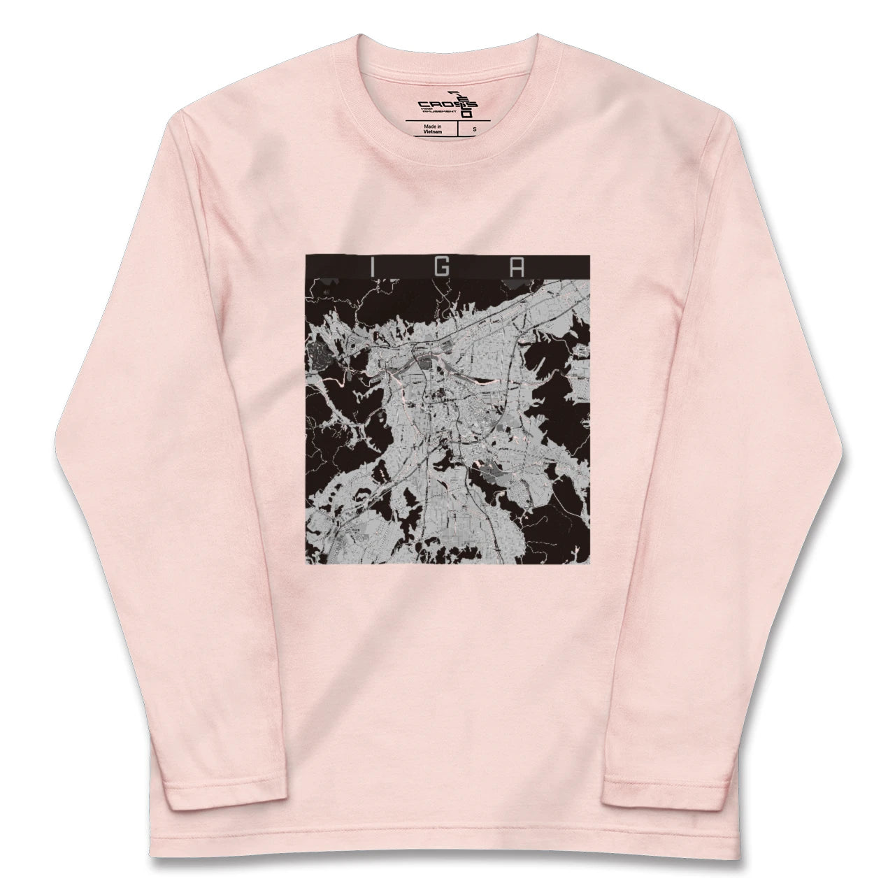 【伊賀(三重県)】地図柄ロングスリーブTシャツ