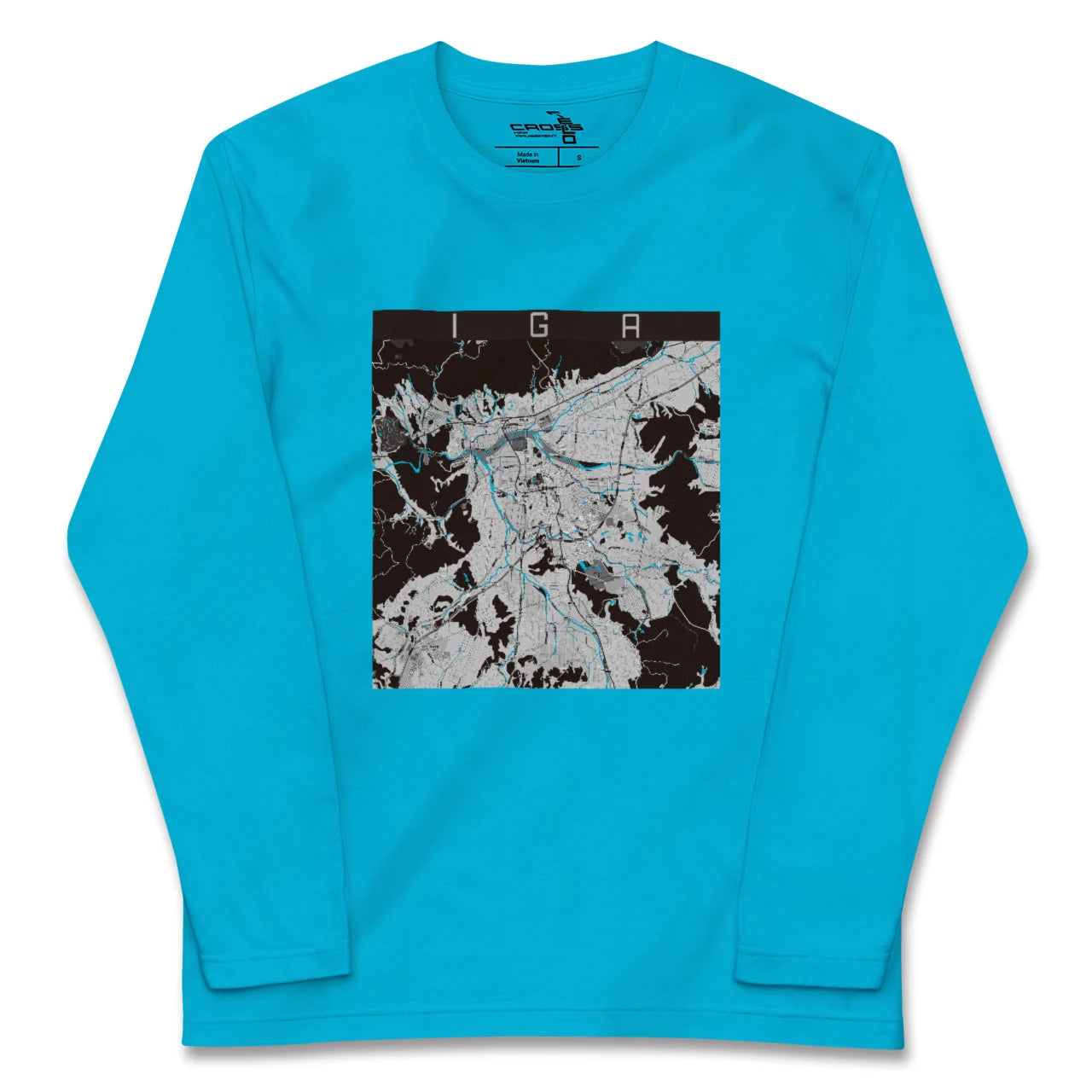 【伊賀(三重県)】地図柄ロングスリーブTシャツ