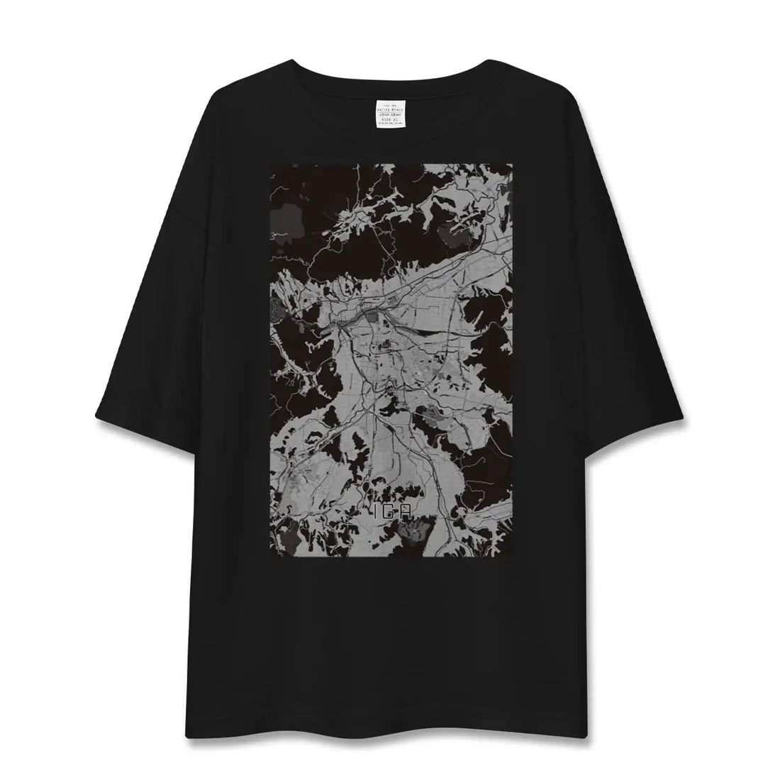 【伊賀(三重県)】地図柄ビッグシルエットTシャツ