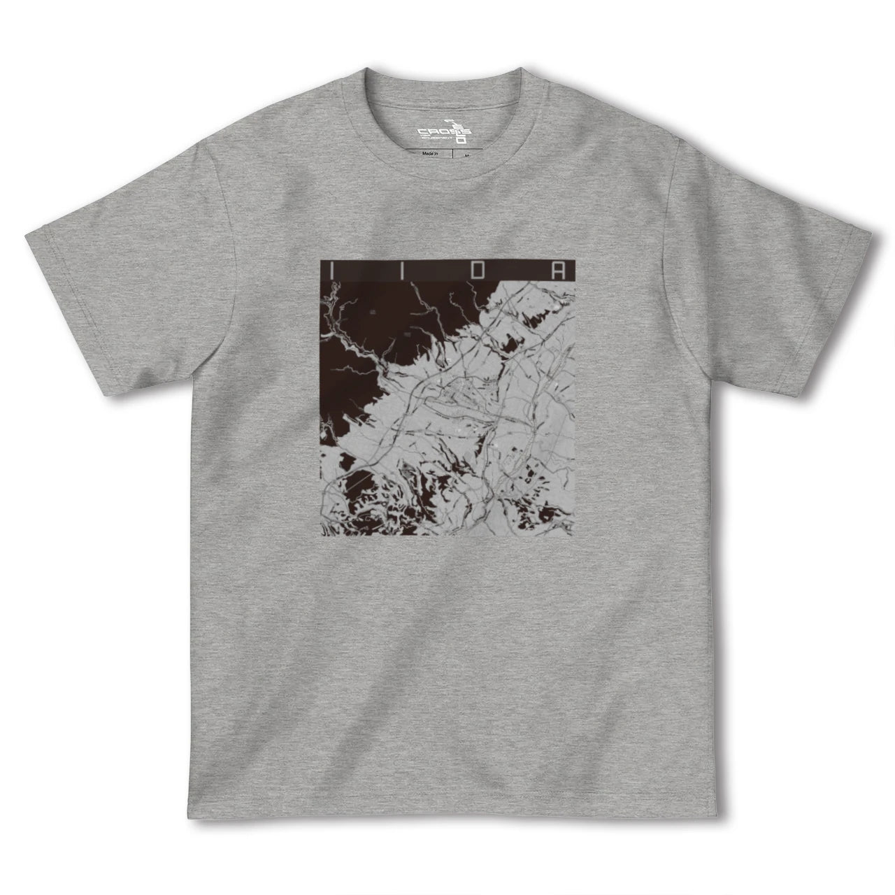 【飯田(長野県)】地図柄ヘビーウェイトTシャツ