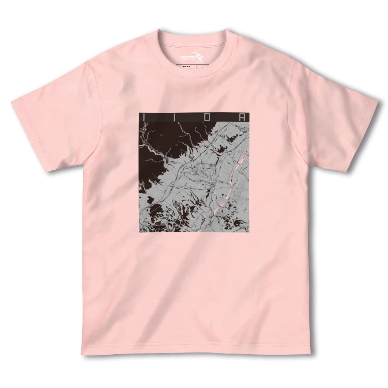 【飯田(長野県)】地図柄ヘビーウェイトTシャツ