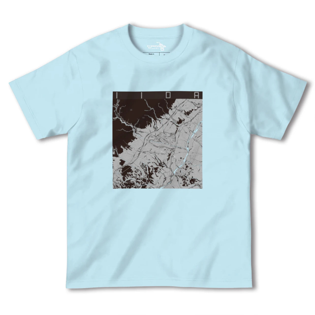 【飯田(長野県)】地図柄ヘビーウェイトTシャツ