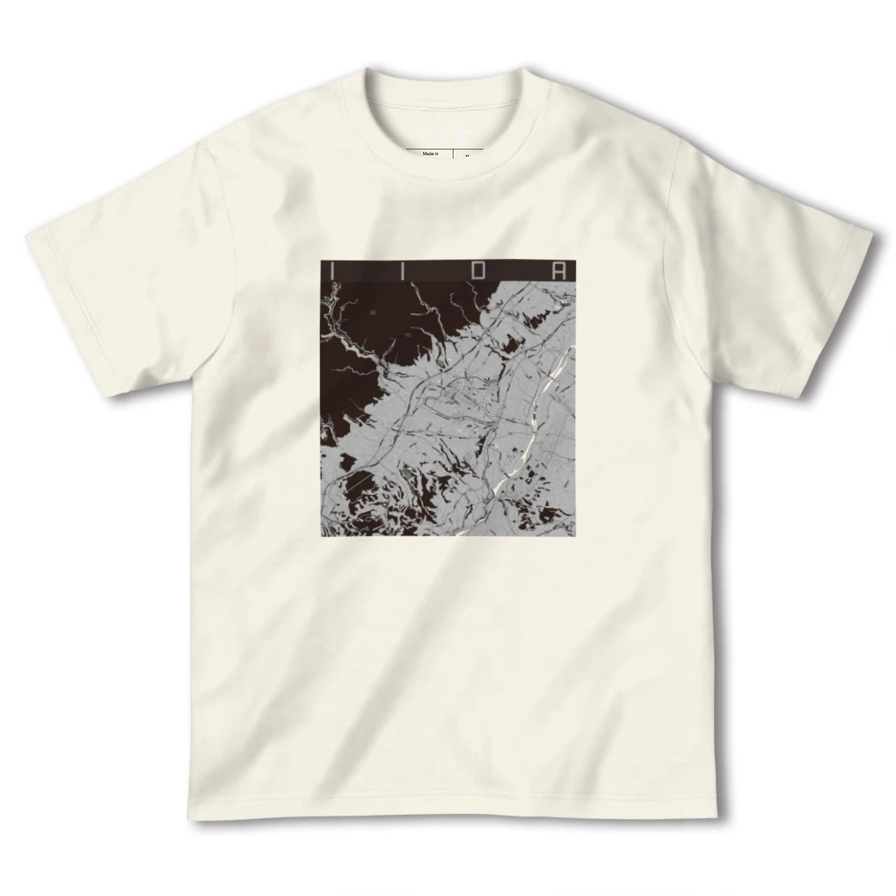 【飯田(長野県)】地図柄ヘビーウェイトTシャツ