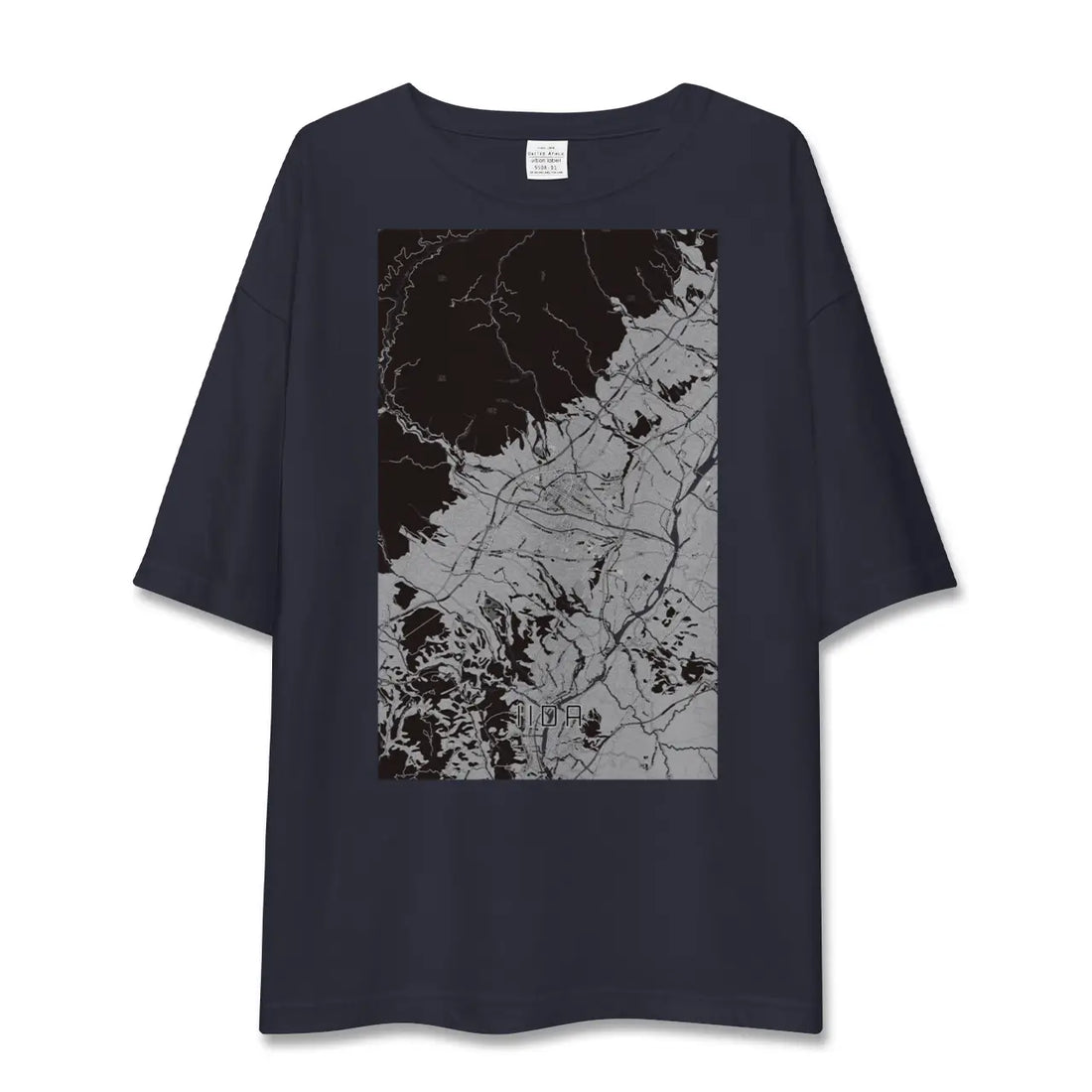 【飯田(長野県)】地図柄ビッグシルエットTシャツ