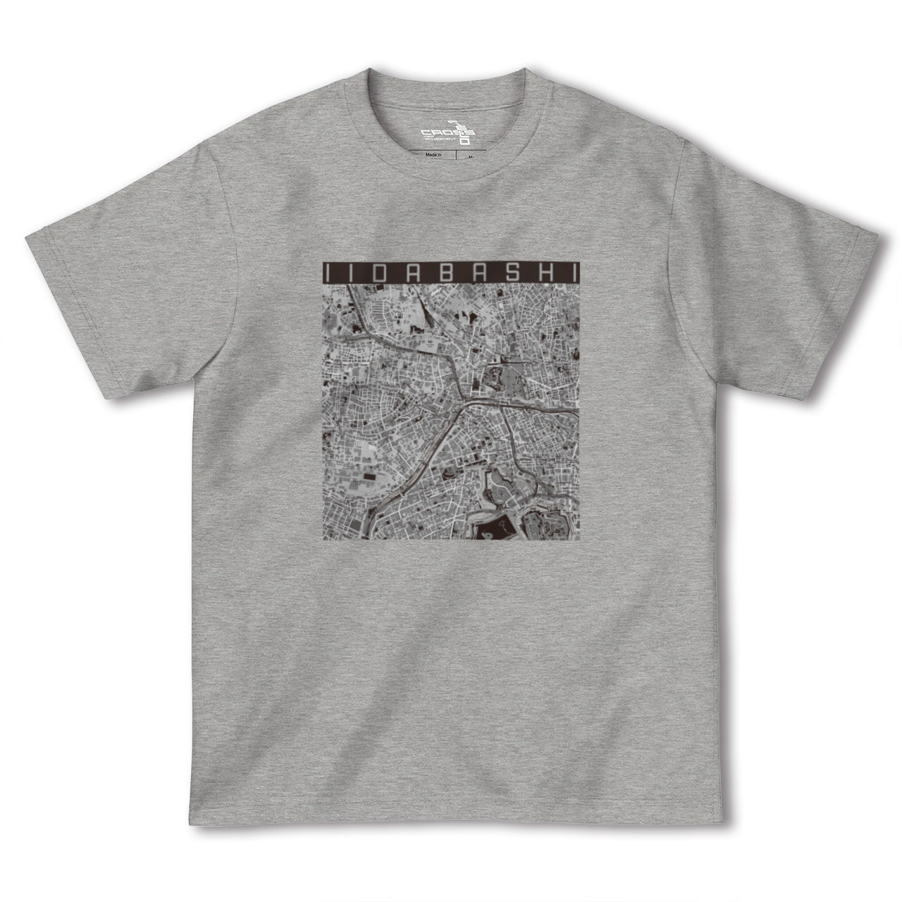 【飯田橋(東京都)】地図柄ヘビーウェイトTシャツ
