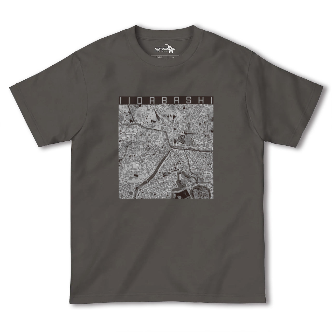【飯田橋(東京都)】地図柄ヘビーウェイトTシャツ