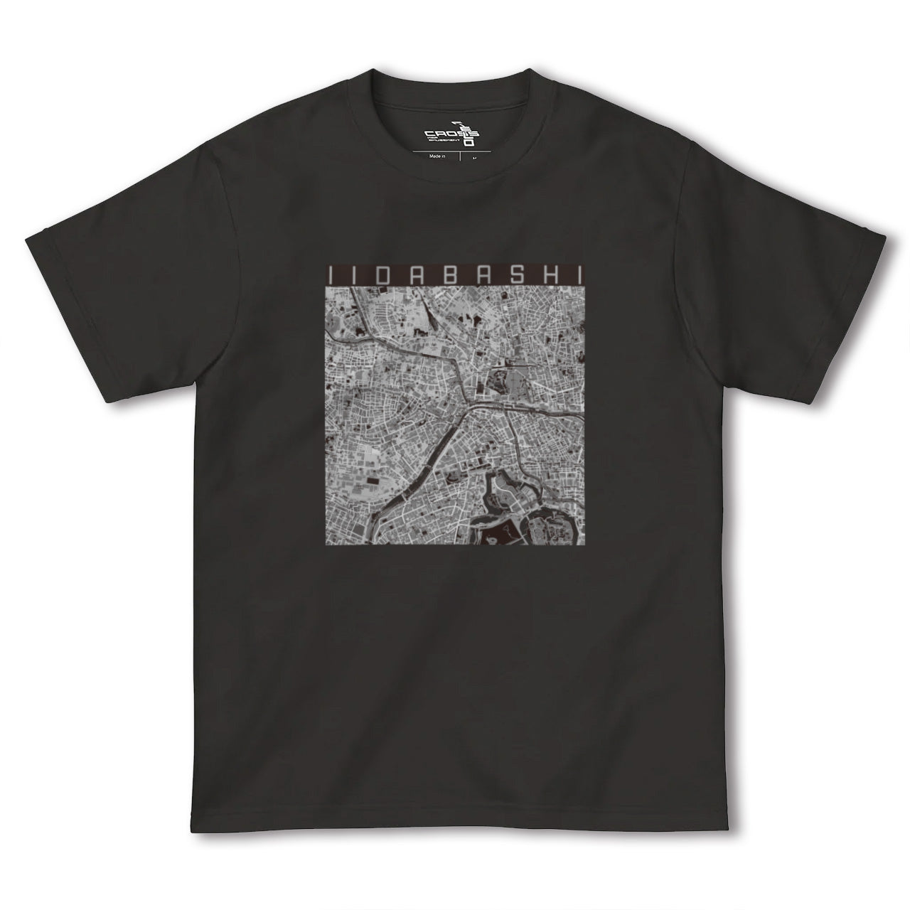 【飯田橋(東京都)】地図柄ヘビーウェイトTシャツ