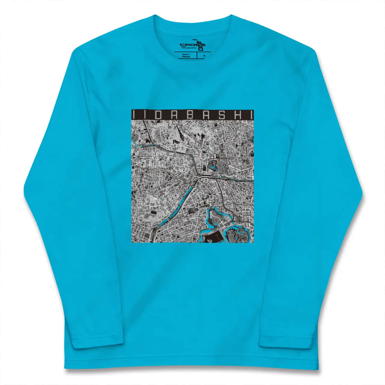 【飯田橋(東京都)】地図柄ロングスリーブTシャツ